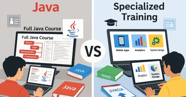 Full Java Course vs. Specialized Training: Which to Choose?
